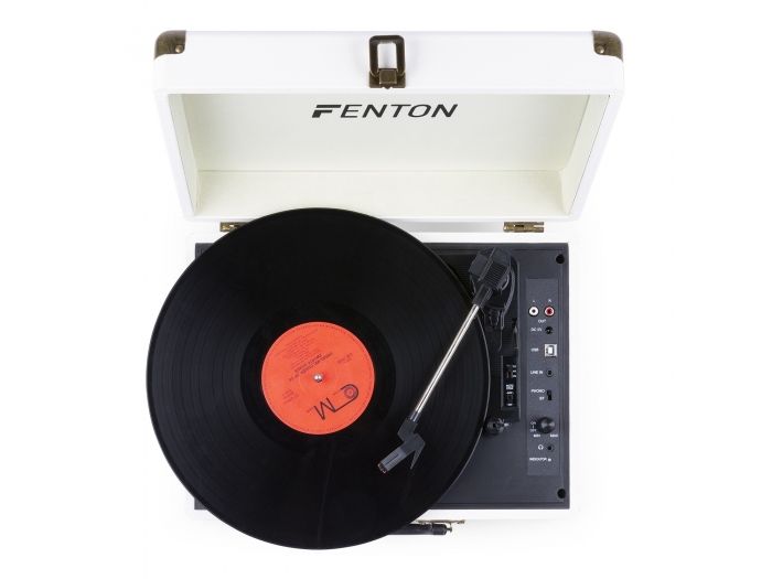 Fenton RP115G Maleta reproductor giradiscos con BT Creme 102112 - 10