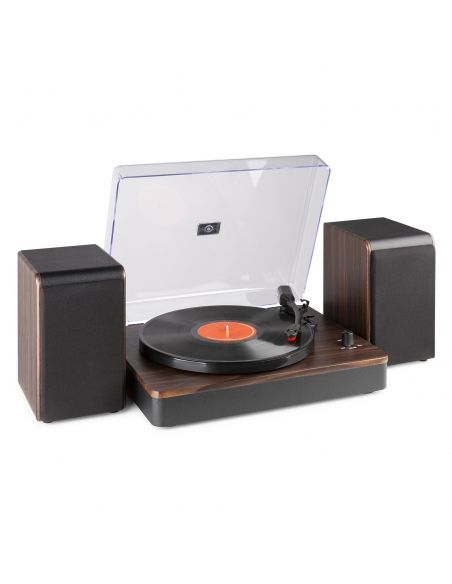 Audizio RP330D Giradiscos HQ Madera oscura con altavoces 102179 - 1