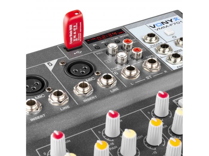 Vonyx VMM-F701 Mezclador directo 7 canales 172578