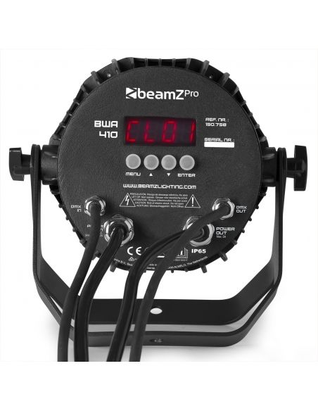 Beamz BWA410 Foco PAR LED Aluminio exterior IP65 