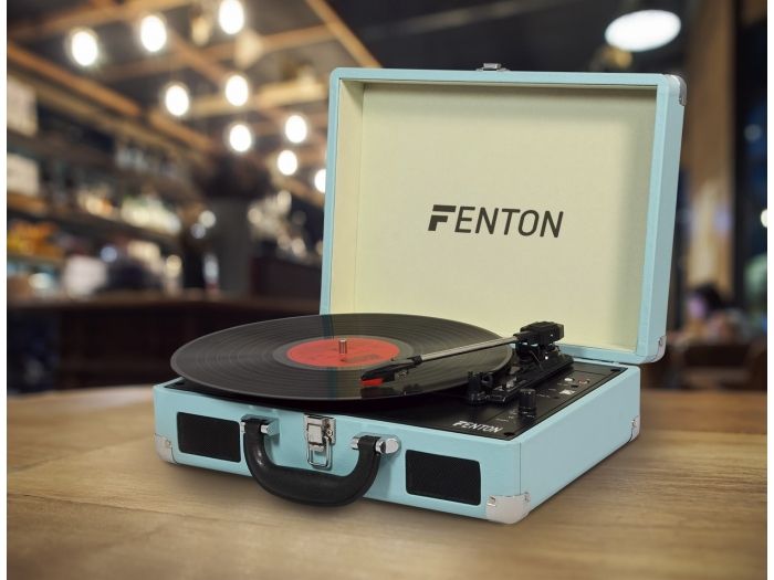 Fenton RP115B Maleta reproductor giradiscos con BT 