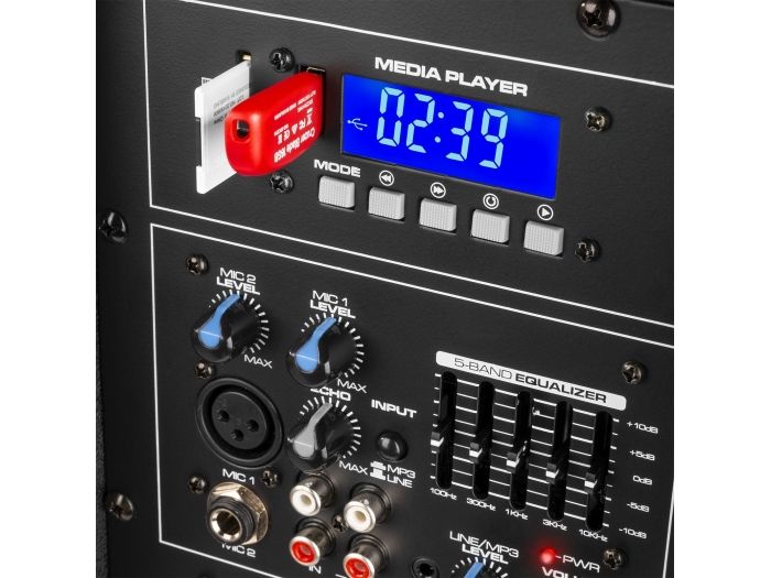 Vonyx VPS122A Set Plug & Play 800W con tripodes 178130 - 6