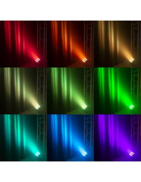 beamZ Pro StarColor72 Baño de color LED 9x 8W IP65 RGBW 150732 - 8