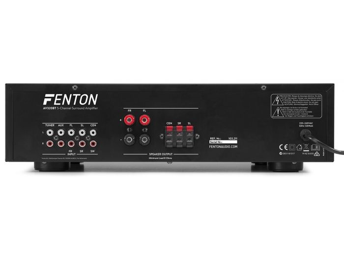 Fenton AV320BT Amplificador Surround 5 Canales 