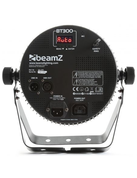 Beamz BT300 Foco plano PAR LED 12x 10W 6-en-1 