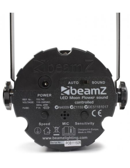 Beamz Moon Flower 60 leds RGBAW Negro 