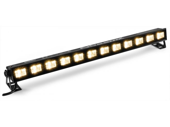 Beamz BUVW123 BAR 12x 3W UV/White 2-in-1 LEDs 