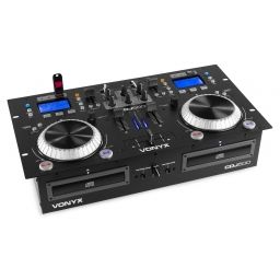 Vonyx CDJ500 Double CD/MP3/USB/BT Ampl.S | Mas Que Sonido 2