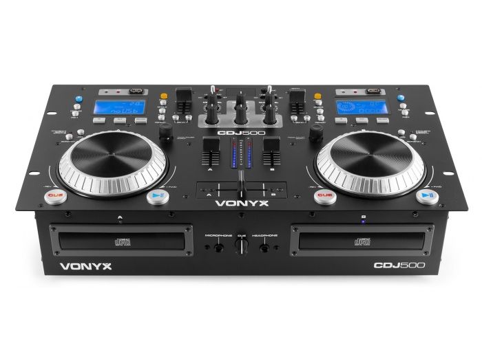 Vonyx CDJ500 Double CD/MP3/USB/BT Ampl.S | Mas Que Sonido
