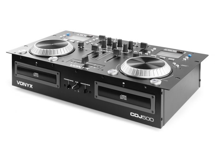 Vonyx CDJ500 Double CD/MP3/USB/BT Ampl.S | Mas Que Sonido