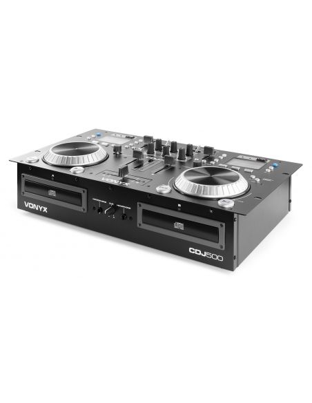 Vonyx CDJ500 Double CD/MP3/USB/BT Ampl.S | Mas Que Sonido