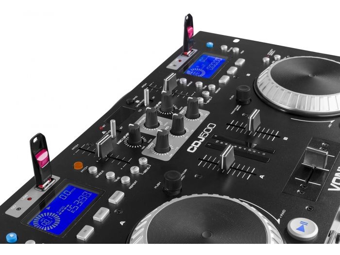 Vonyx CDJ500 Double CD/MP3/USB/BT Ampl.S | Mas Que Sonido