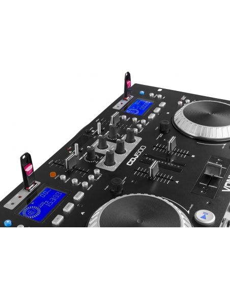 Vonyx CDJ500 Double CD/MP3/USB/BT Ampl.S | Mas Que Sonido