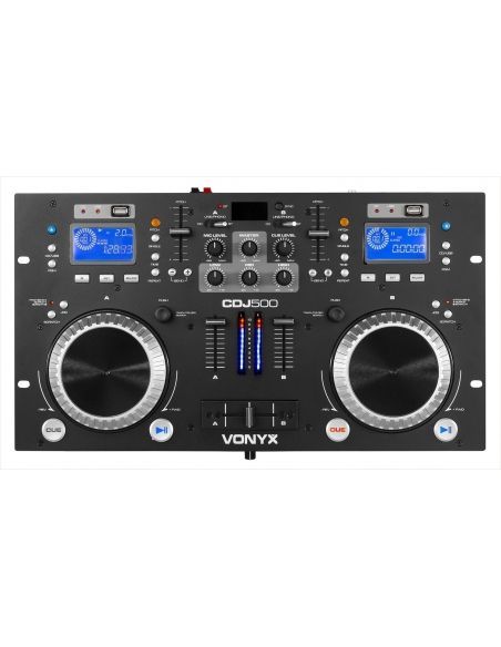 Vonyx CDJ500 Double CD/MP3/USB/BT Ampl.S | Mas Que Sonido