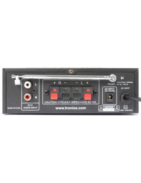 Skytronic AV360 Mini amplificador con FM/SD/USB/MP3