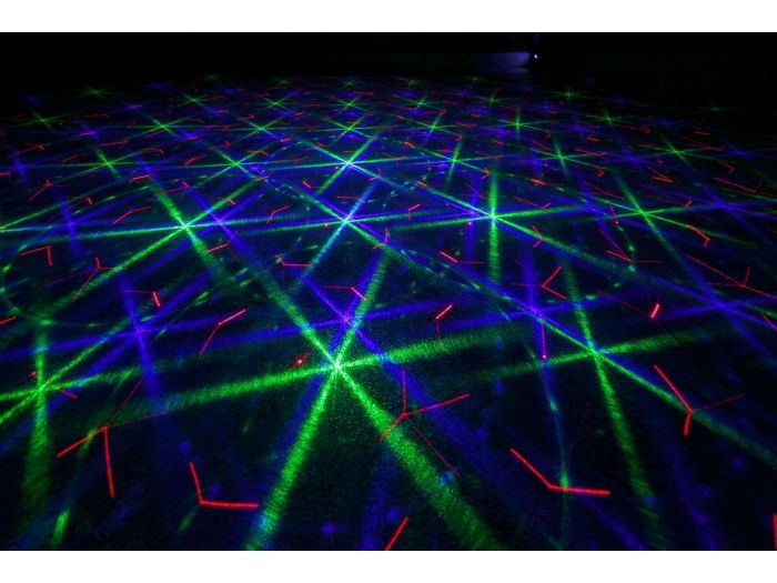 Beamz Bianca Doble Laser 330mW RGB Gobo IRC 