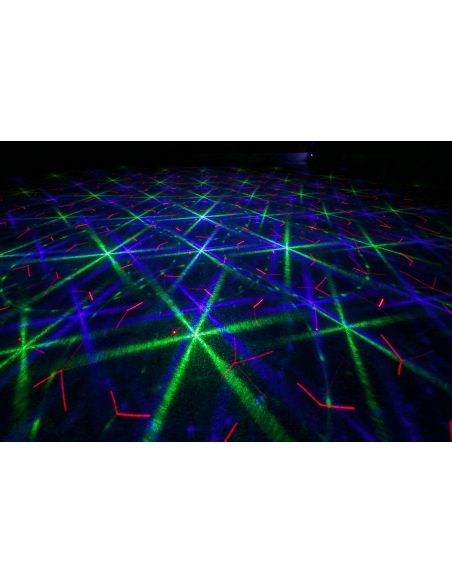 Beamz Bianca Doble Laser 330mW RGB Gobo IRC 