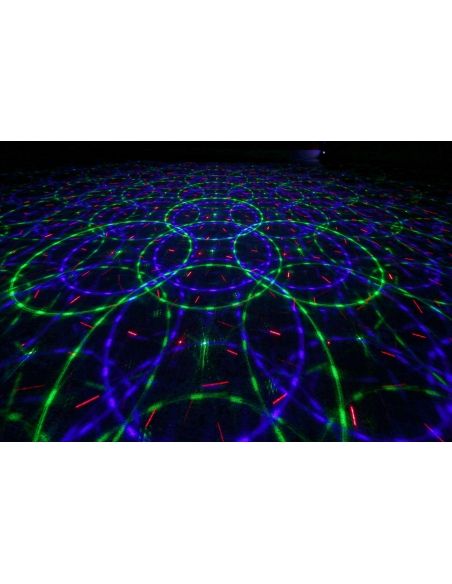 Beamz Bianca Doble Laser 330mW RGB Gobo IRC 