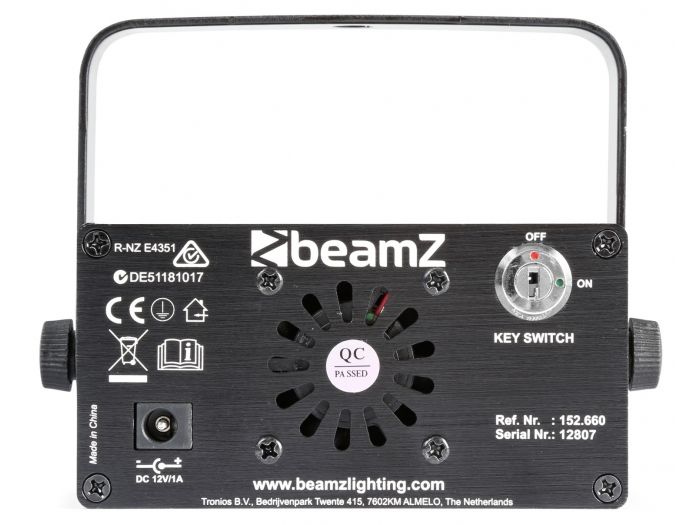 Beamz Bianca Doble Laser 330mW RGB Gobo IRC 