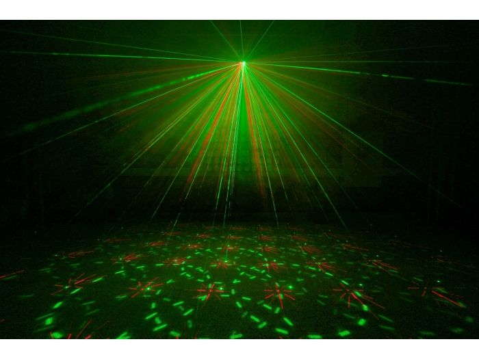 Beamz Bianca Doble Laser 330mW RGB Gobo IRC 