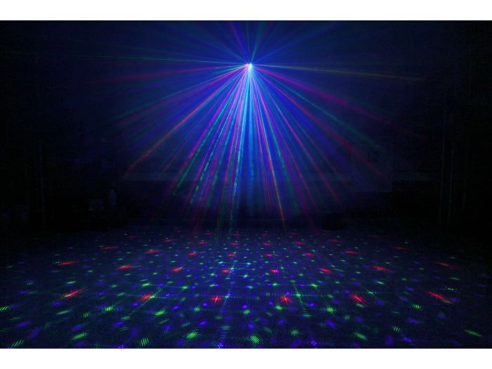 Beamz Bianca Doble Laser 330mW RGB Gobo IRC 