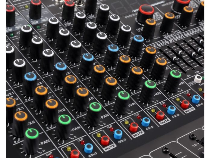 Power Dynamics PDM-S804A Mezclador amplificado de escenario 8 canales