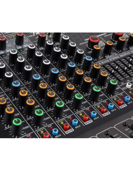 Power Dynamics PDM-S804A Mezclador amplificado de escenario 8 canales