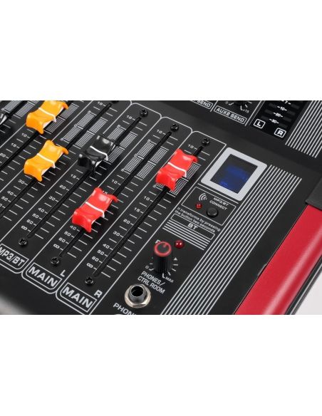 Power Dynamics PDM-S804A Mezclador amplificado de escenario 8 canales