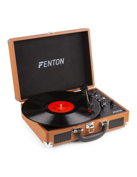Fenton RP115F Maleta reproductor giradiscos Marrón 102111 - 1