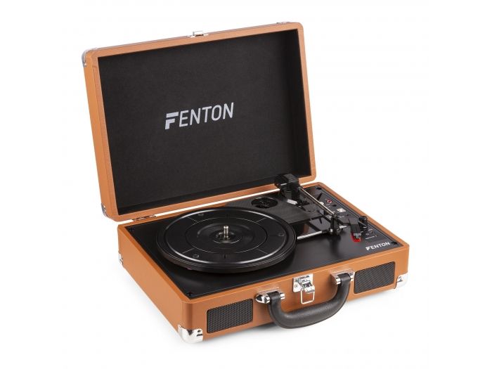 Fenton RP115F Maleta reproductor giradiscos Marrón 102111 - 2