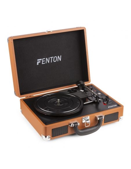 Fenton RP115F Maleta reproductor giradiscos Marrón 102111 - 2