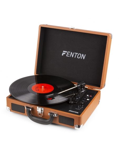 Fenton RP115F Maleta reproductor giradiscos Marrón 102111 - 4