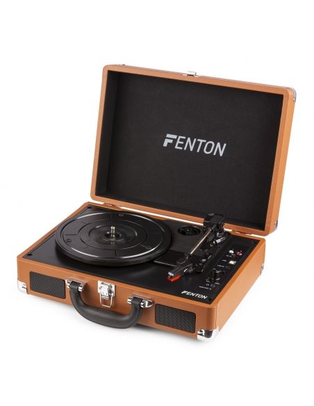 Fenton RP115F Maleta reproductor giradiscos Marrón 102111 - 5