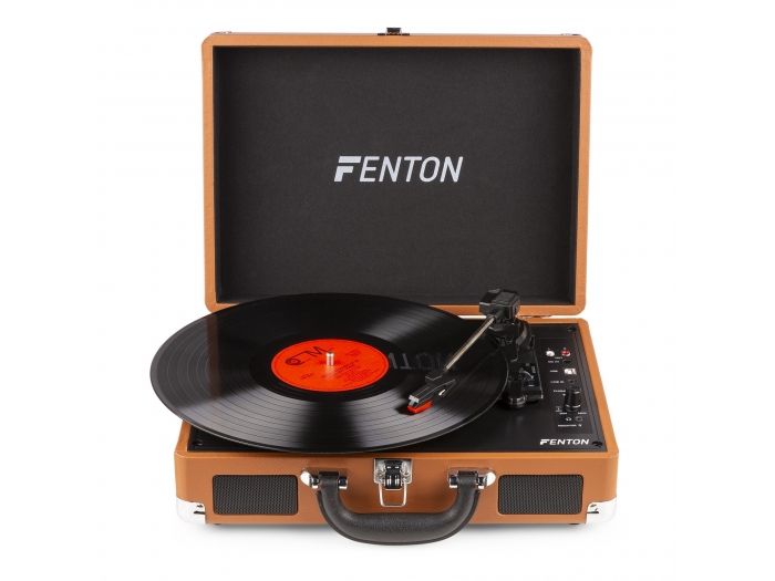 Fenton RP115F Maleta reproductor giradiscos Marrón 102111 - 7