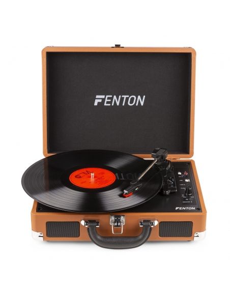 Fenton RP115F Maleta reproductor giradiscos Marrón 102111 - 7