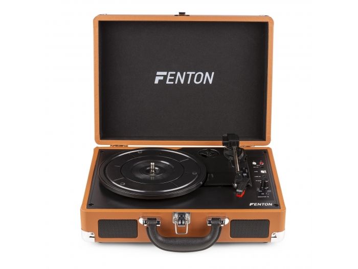 Fenton RP115F Maleta reproductor giradiscos Marrón 102111 - 8