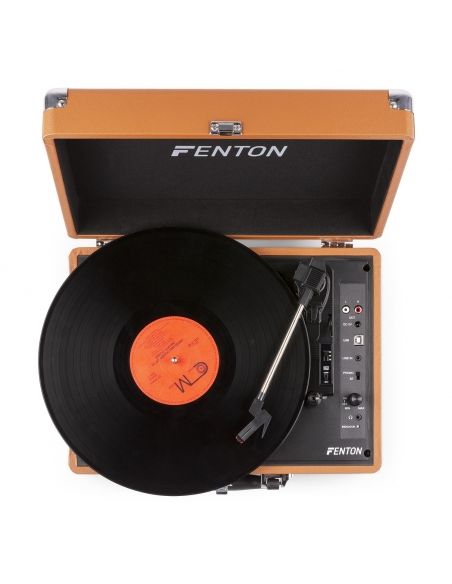Fenton RP115F Maleta reproductor giradiscos Marrón 102111 - 10