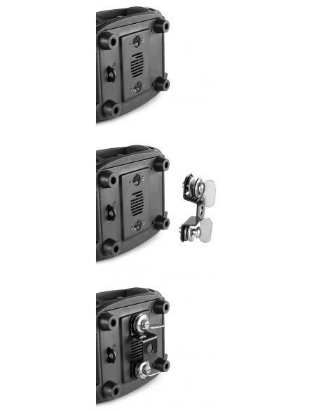 Beamz Fuze610Z Set 2 pcs Cabeza Movil Wash 6x 10W LED con Zoom en Flightcase