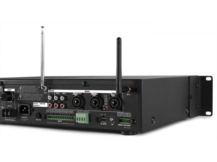 Power Dynamics PDV360MP3 PA Mixer Amplifier 360W/100V 4 zones 952073 - 7