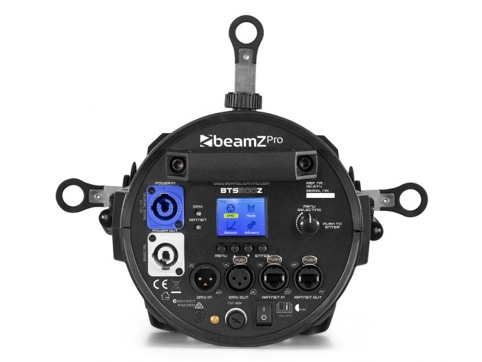 beamZ Pro BTS300Z LED Cañón spot con zoom 300W Blanco Cálido 151374 - 4