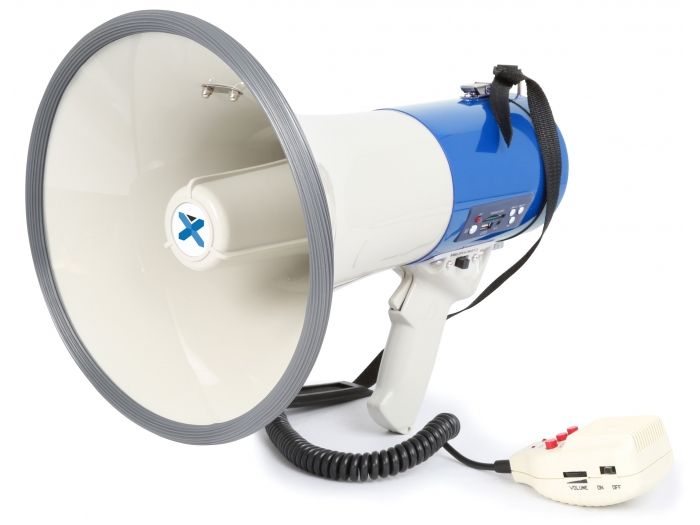 Vonyx MEG060 Megafono 60W USB SD Sirena Microfono 952014 - 2