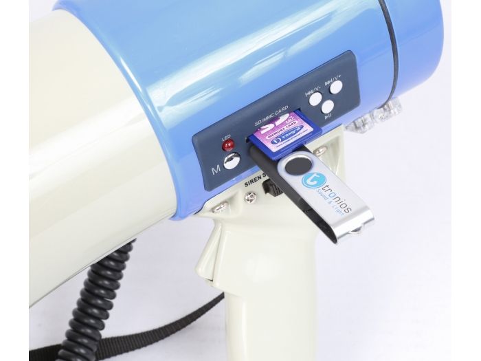 Vonyx MEG060 Megafono 60W USB SD Sirena Microfono 952014 - 3