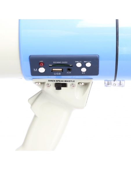 Vonyx MEG060 Megafono 60W USB SD Sirena Microfono 952014 - 4