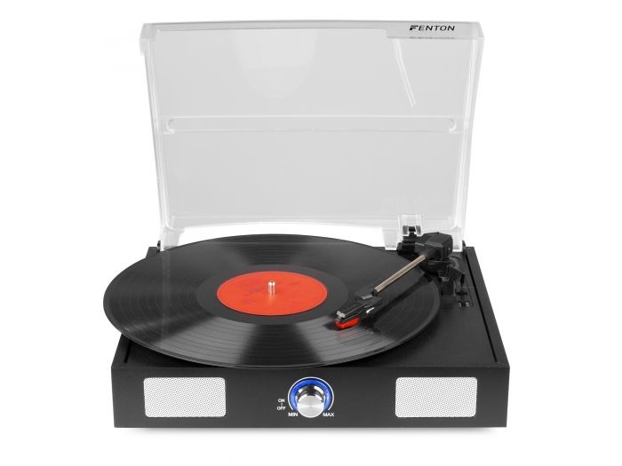 Fenton RP108B Reproductor giradiscos Negro 