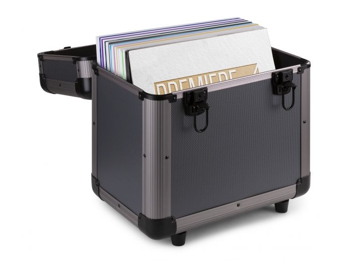 Power Dynamics RC80 12\" Maleta para vinilos Titanio