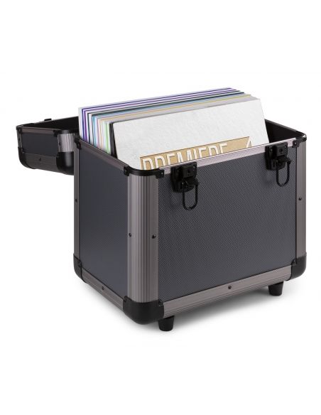 Power Dynamics RC80 12\" Maleta para vinilos Titanio