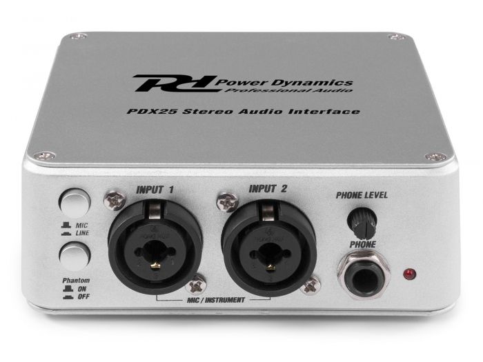 Power Dynamics PDX25 Interface de audio USB 2Canales 172779 - 5