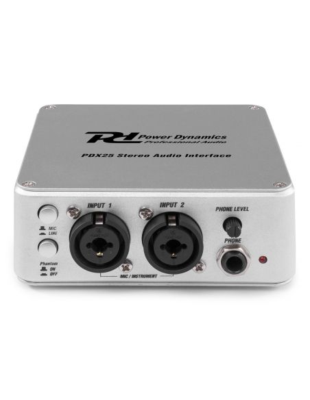 Power Dynamics PDX25 Interface de audio USB 2Canales 172779 - 5
