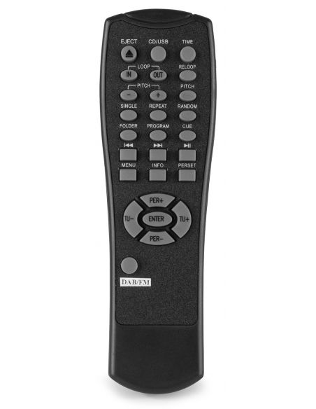 Power Dynamics PDC-60 USB/CD player/FM/DAB+ 1U | Mas Que Sonido