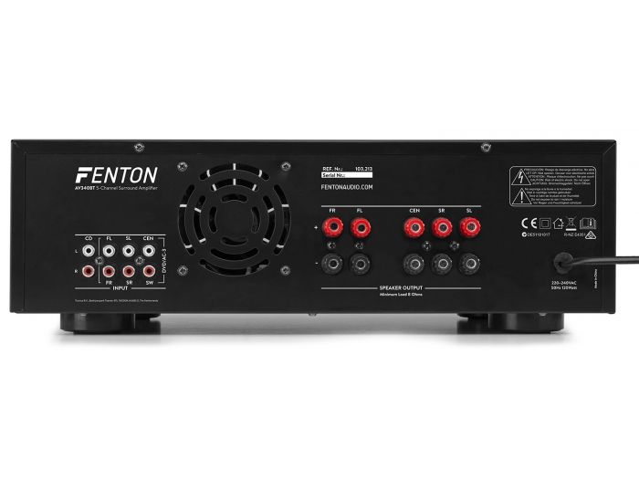 Fenton AV340BT Amplificador Surround 5CH HQ 103213 - 3